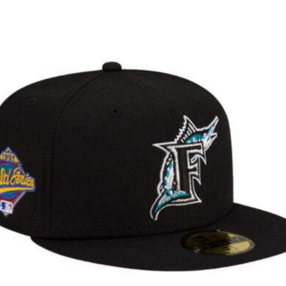 New Era Other - New Era 59Fifty MLB Florida Marlins 1997 WS Patch Up Fitted Hat 60188226